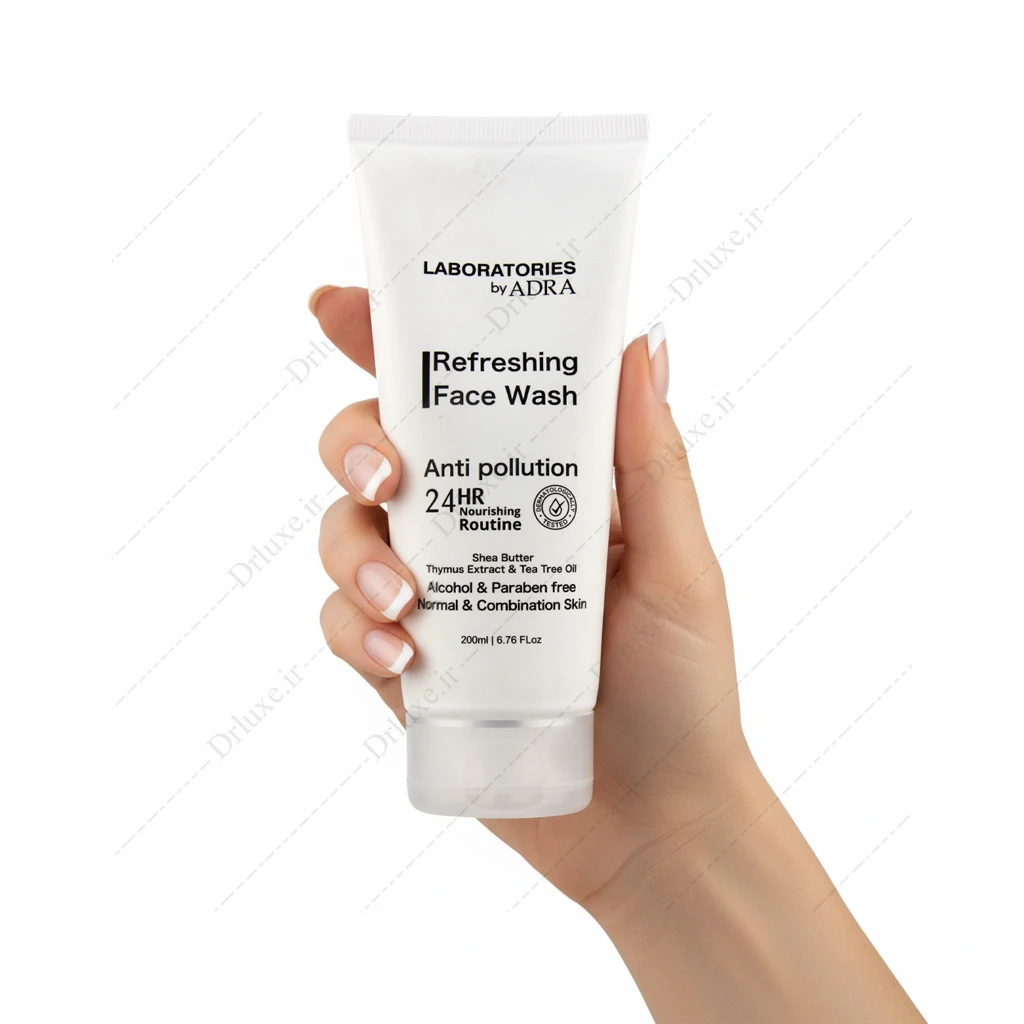 ژل شستشوی صورت آدرا پوست نرمال تا مختلط 200 میلی‌لیتر